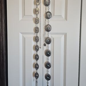 Silver and Turquoise Concho Belt